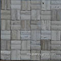 Marmer Mould Mosaic, 3 DT Style Mosaic, Travertine Stone Mosaic Tile